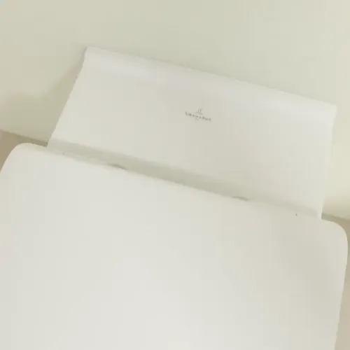 Villeroy & Boch ViCare Унитаз с открытым смывным краем ViCare, настенный, Альпийский белый CeramicPlus 4695R0R1
