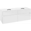 Villeroy & Boch Collaro Тумба под раковину, 4 выдвижных ящика, 1400 x 548 x 500 mm, Glossy White / Glossy White C04800DH