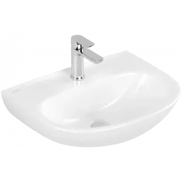 Villeroy & Boch O.novo Pаковина, 550 x 440 x 180 mm, Альпийский белый, без перелива 4A405601