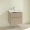 Villeroy & Boch Subway 3.0 Тумба под раковину, 2 выдвижных ящика, 572 x 576 x 478 mm, Taupe C57802VM