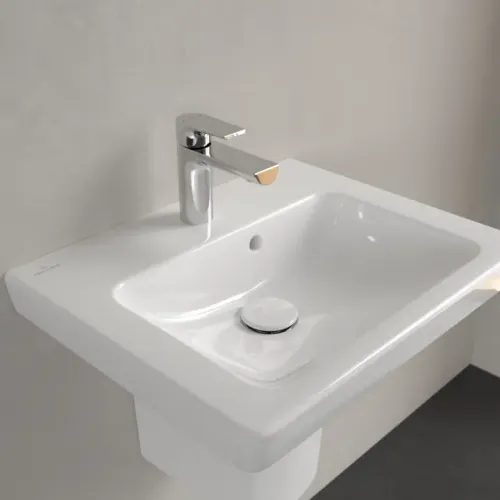 Villeroy & Boch Subway 2.0 Раковина компактная, 500 x 400 x 140 mm, Альпийский белый, с переливом 73155001