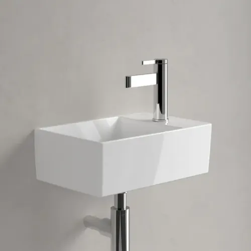 Villeroy & Boch Memento 2.0 Раковина компактная, 400 x 260 x 111 mm, Альпийский белый, без перелива 43234001