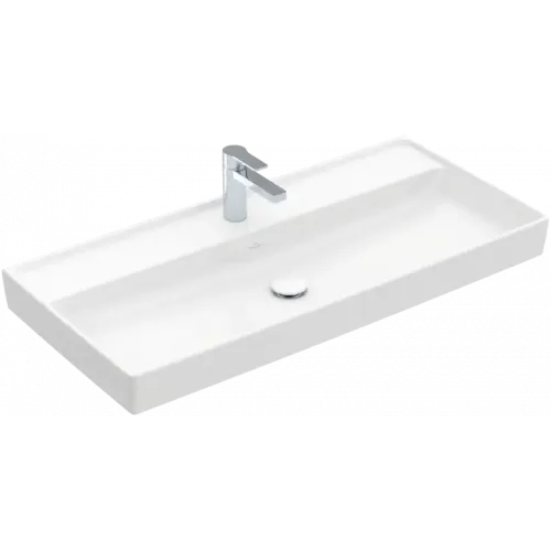 Villeroy & Boch Collaro Pаковина для установки на тумбу, 1000 x 470 x 160 mm, Альпийский белый, без перелива 4A33A201
