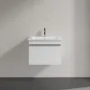 Villeroy & Boch Venticello Тумба под раковину, 1 выдвижной ящик, 553 x 420 x 502 mm, Glossy White / Glossy White A93201DH