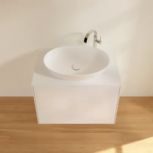 Villeroy & Boch Finion Тумба под раковину, 2 выдвижных ящика, 800 x 603 x 501 mm, Glossy White Lacquer F87100GF