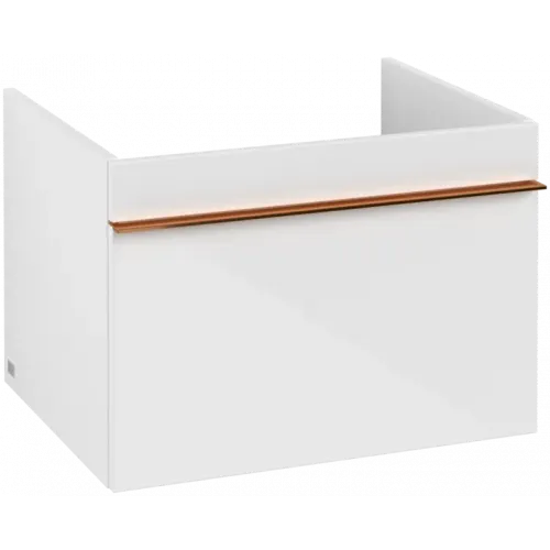 Villeroy & Boch Venticello Тумба под раковину, 1 выдвижной ящик, 603 x 420 x 502 mm, Glossy White / Glossy White A93305DH