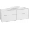 Villeroy & Boch Finion Тумба под раковину, 4 выдвижных ящика, 1600 x 603 x 501 mm, Glossy White Lacquer FA9100GF