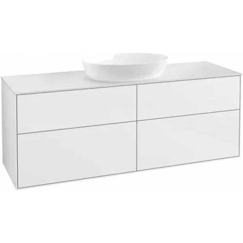 Villeroy & Boch Finion Тумба под раковину, 4 выдвижных ящика, 1600 x 603 x 501 mm, Glossy White Lacquer FA9100GF