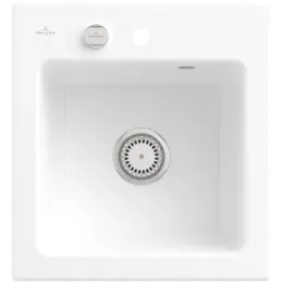 Villeroy & Boch Subway 45 XS Мойка, включая Комплект слива с эксцентриком, выкл Керамика, 475 x 510 mm, Snow White CeramicPlus 678102KG
