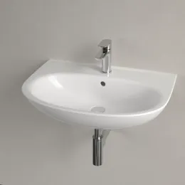 Villeroy & Boch O.novo Pаковина, 650 x 480 x 180 mm, Альпийский белый, с переливом 4A406501