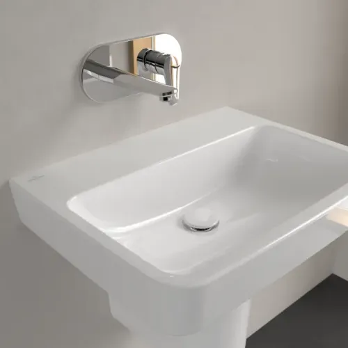 Villeroy & Boch O.novo Pаковина, 600 x 460 x 175 mm, Альпийский белый, без перелива 4A416301