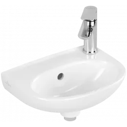 Villeroy & Boch O.novo Раковина компактная, 360 x 275 x 145 mm, Альпийский белый, с переливом 43403601