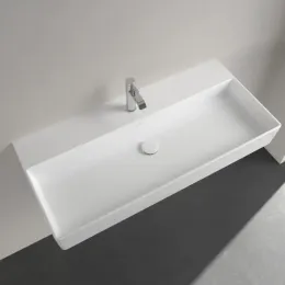 Villeroy & Boch Memento 2.0 Pаковина, 1000 x 470 x 135 mm, Альпийский белый, без перелива, шлифованный 4A221H01