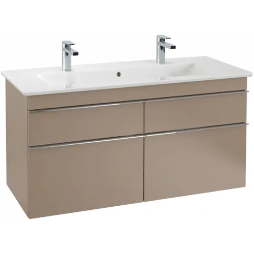 Villeroy & Boch Venticello Pаковина для установки на тумбу, 1200 x 500 x 175 mm, Альпийский белый CeramicPlus, с переливом 4104CKR1