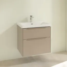 Villeroy & Boch Subway 3.0 Тумба под раковину, 2 выдвижных ящика, 622 x 576 x 478 mm, Taupe C57602VM