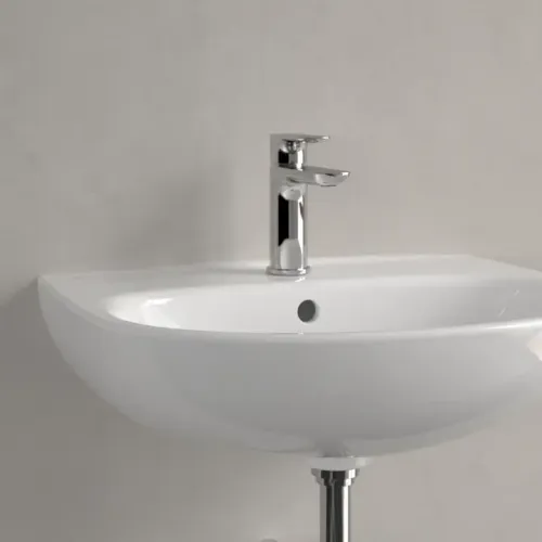 Villeroy & Boch O.novo Pаковина, 550 x 440 x 180 mm, Альпийский белый, с переливом 4A405501