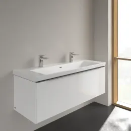 Villeroy & Boch Subway 3.0 Pаковина для установки на тумбу, 1300 x 475 x 170 mm, Альпийский белый, с переливом 4A70D401