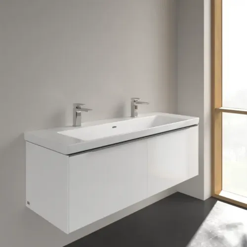 Villeroy & Boch Subway 3.0 Pаковина для установки на тумбу, 1300 x 475 x 170 mm, Альпийский белый, с переливом 4A70D401