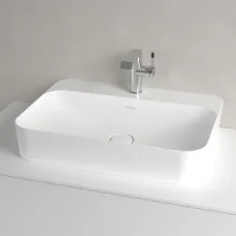 Villeroy & Boch Finion Раковина для установки на столешницу, 600 x 445 x 115 mm, Stone White CeramicPlus, без перелива 414261RW