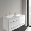 Villeroy & Boch Avento Двойная раковина для установки на тумбу, 1200 x 470 x 160 mm, Альпийский белый, с переливом 4A23CK01