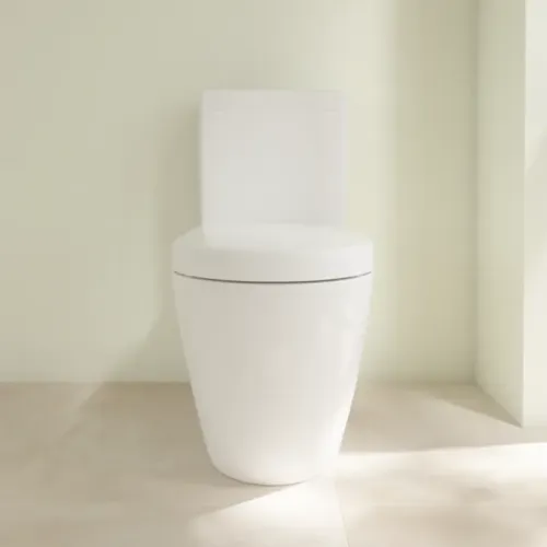 Villeroy & Boch Subway 2.0 Унитаз-компакт с открытым смывным краем, напольный, Альпийский белый 5617R001