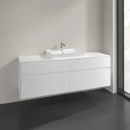 Villeroy & Boch Collaro Тумба под раковину, 4 выдвижных ящика, 1600 x 548 x 500 mm, White Matt / White Matt C02500MS
