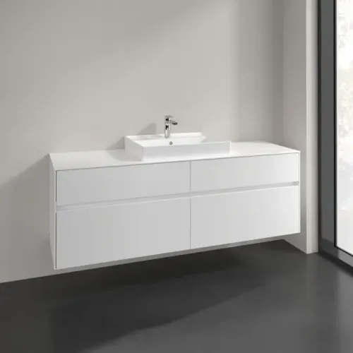Villeroy & Boch Collaro Тумба под раковину, 4 выдвижных ящика, 1600 x 548 x 500 mm, White Matt / White Matt C02500MS