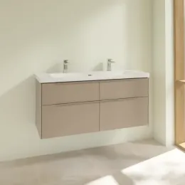 Villeroy & Boch Subway 3.0 Тумба под раковину, 4 выдвижных ящика, 1272 x 576 x 478 mm, Taupe C60202VM