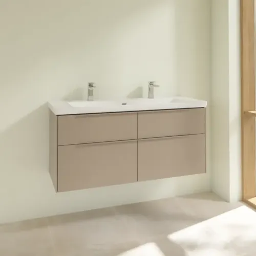 Villeroy & Boch Subway 3.0 Тумба под раковину, 4 выдвижных ящика, 1272 x 576 x 478 mm, Taupe C60202VM