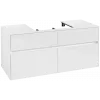 Villeroy & Boch Collaro Тумба под раковину, 4 выдвижных ящика, 1200 x 548 x 500 mm, Glossy White / Glossy White C08100DH