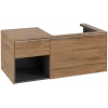 Villeroy & Boch Subway 3.0 Тумба под раковину, с подсветкой, 2 выдвижных ящика, 1001 x 423 x 516 mm, Oak Kansas / Oak Kansas C571L0RH