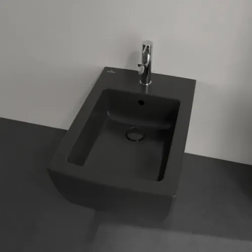 Villeroy & Boch Memento 2.0 Биде, настенный, 375 x 560 mm, Ebony CeramicPlus 443300S5