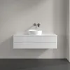 Villeroy & Boch Antao Тумба под раковину, с подсветкой, 2 выдвижных ящика, 1200 x 360 x 500 mm, лицевая поверхность без текстурированной отделки, Glossy White Lacquer / Glossy White Lacquer L21010GF