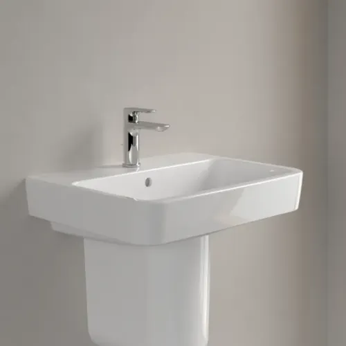 Villeroy & Boch O.novo Pаковина, 600 x 460 x 175 mm, Альпийский белый, с переливом 4A416001