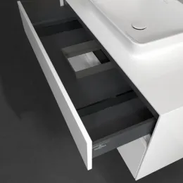 Villeroy & Boch Collaro Тумба под раковину, с подсветкой, 2 выдвижных ящика, 1000 x 548 x 500 mm, Glossy White / Glossy White C109B0DH