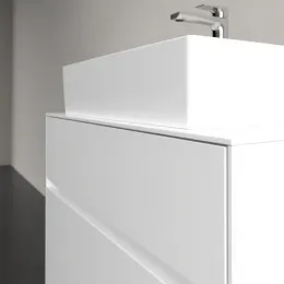 Villeroy & Boch Collaro Тумба под раковину, с подсветкой, 2 выдвижных ящика, 800 x 548 x 500 mm / Glossy White C124B0DH