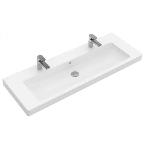 Villeroy & Boch Subway 2.0 Pаковина для установки на тумбу, 1300 x 470 x 160 mm, Альпийский белый, с переливом 7176D201