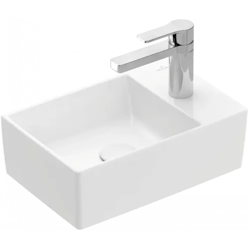 Villeroy & Boch Memento 2.0 Раковина компактная, 400 x 260 x 111 mm, Альпийский белый, без перелива 43234001