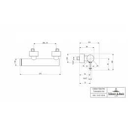Смеситель для душа Villeroy & Boch Loop & Friends однорычажный TVS10630115361