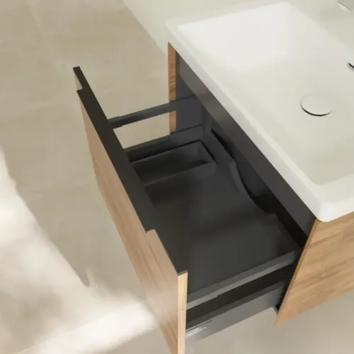 Villeroy & Boch Subway 3.0 Тумба под раковину, 1 выдвижной ящик, 622 x 429 x 478 mm, Oak Kansas C57501RH