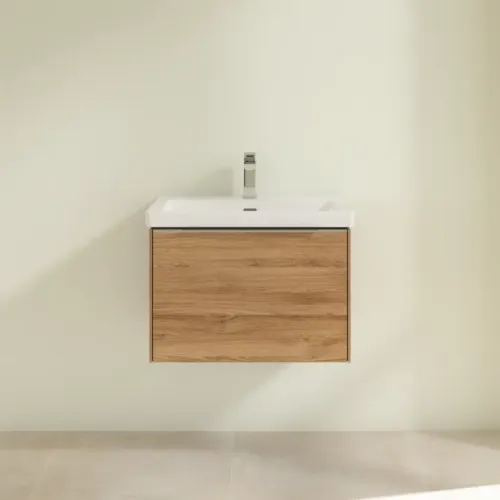 Villeroy & Boch Subway 3.0 Тумба под раковину, 1 выдвижной ящик, 622 x 429 x 478 mm, Oak Kansas C57500RH