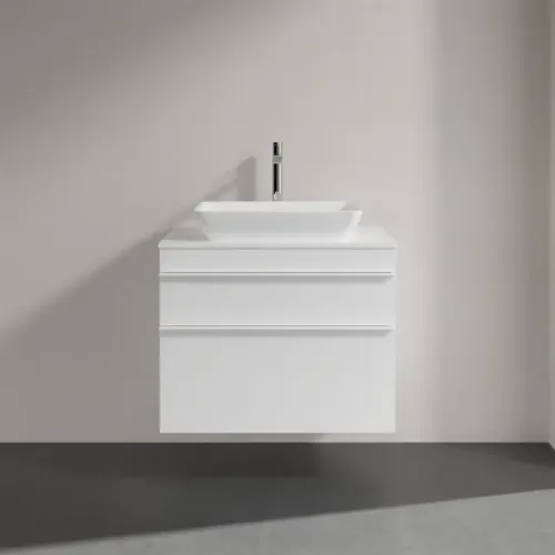 Villeroy & Boch Venticello Тумба под раковину, 2 выдвижных ящика, 757 x 606 x 502 mm, Glossy White / Glossy White A94002DH