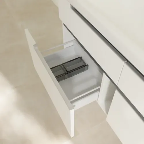 Villeroy & Boch Subway 2.0 Тумба под раковину, 4 выдвижных ящика, 1287 x 590 x 449 mm, Glossy White A91600DH
