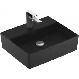 Villeroy & Boch Memento 2.0 Раковина для установки на столешницу, 498 x 420 x 139 mm, Ebony CeramicPlus, без перелива 4A0751S5