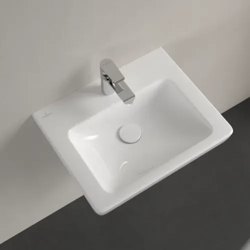 Villeroy & Boch Subway 2.0 Раковина компактная, 500 x 400 x 140 mm, Альпийский белый, с переливом 73155001