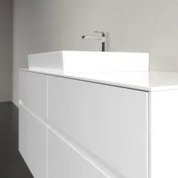 Villeroy & Boch Collaro Тумба под раковину, с подсветкой, 4 выдвижных ящика, 1200 x 548 x 500 mm, Glossy White / Glossy White C082B0DH