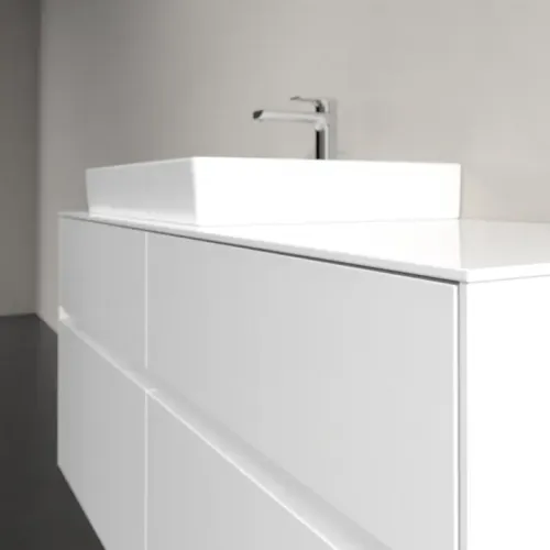 Villeroy & Boch Collaro Тумба под раковину, с подсветкой, 4 выдвижных ящика, 1200 x 548 x 500 mm, Glossy White / Glossy White C082B0DH