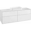 Villeroy & Boch Finion Тумба под раковину, 4 выдвижных ящика, 1600 x 603 x 501 mm, Glossy White Lacquer F32100GF