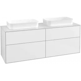 Villeroy & Boch Finion Тумба под раковину, 4 выдвижных ящика, 1600 x 603 x 501 mm, Glossy White Lacquer F72100GF