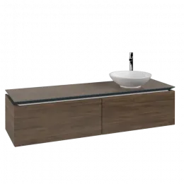 Villeroy & Boch Legato Тумба под раковину, 2 выдвижных ящика, 1600 x 380 x 500 mm, Arizona Oak / Arizona Oak B59700VH